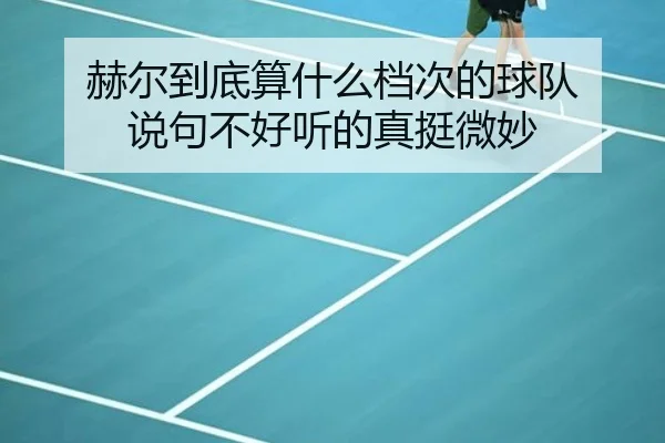 赫尔到底算什么档次的球队 说句不好听的真挺微妙